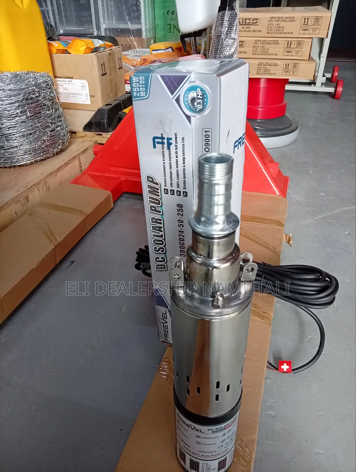 Freevel Stainless Steel Dc Solar Pump/Ideal for Boreholes Water Tanks