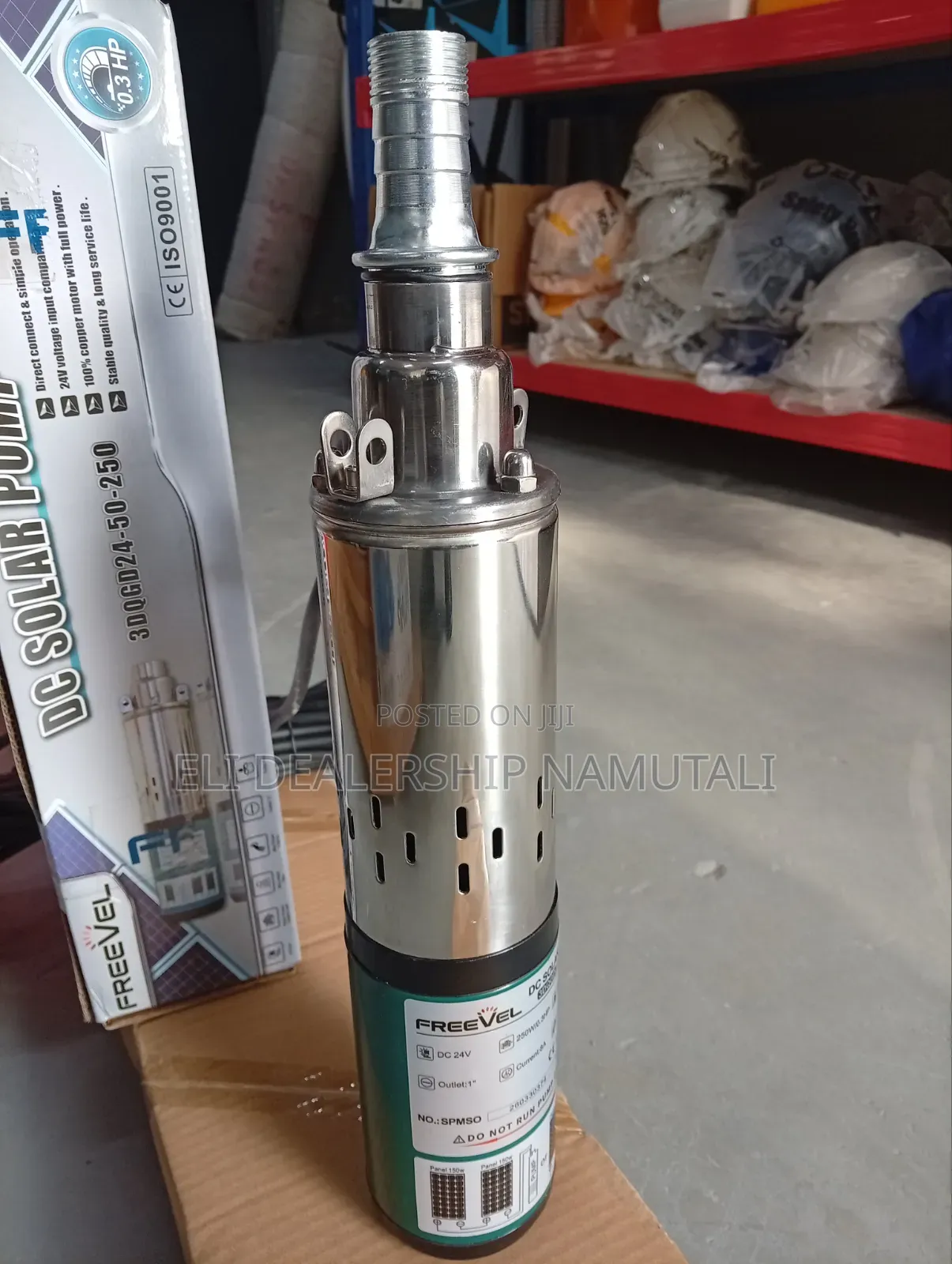 Reliable 250w Solar Borehole Pump/Freevel Dc Submersible Water Pump