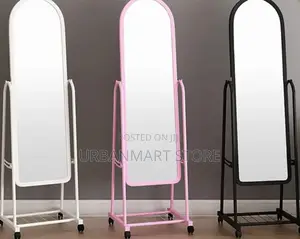 Full Length Dressing Mirror With Shoe Rack Wheels