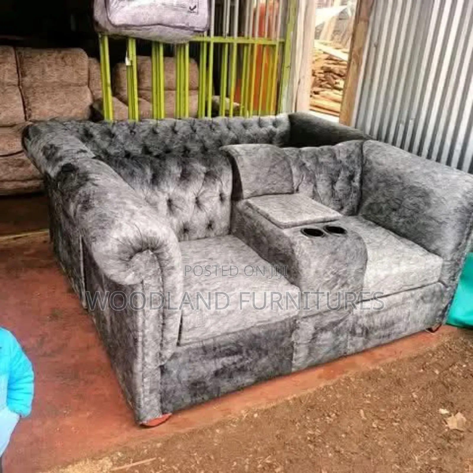 Grey 2 Seater