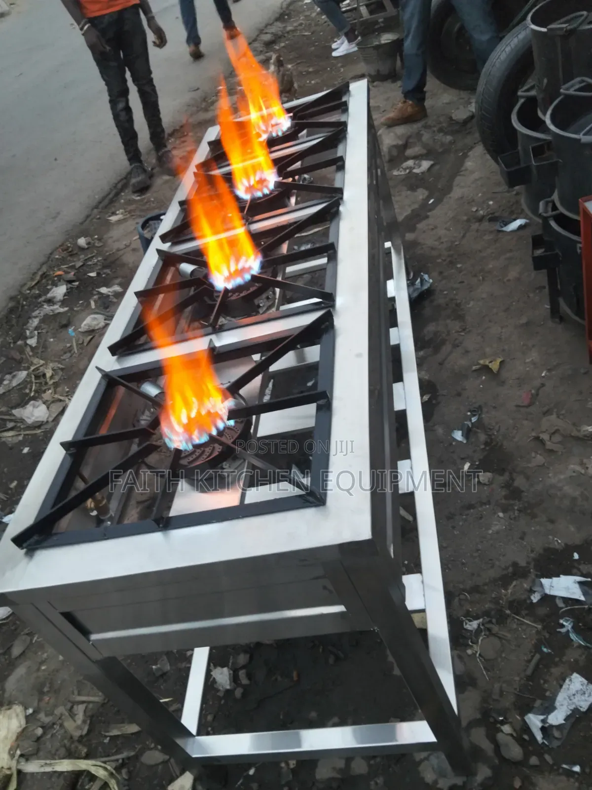 Stainless Steel 4 Burners