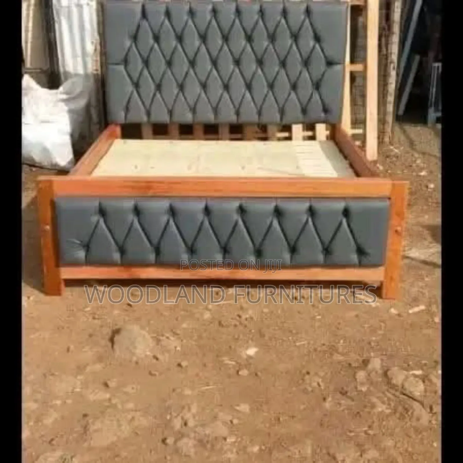 5*6 Chester Bed Grey