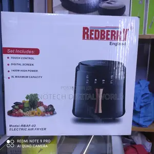 Redberry Digital Electric Air Fryer 8 Litres