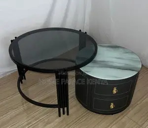 Coffee Table: Modern Look Tea Table With Natural Marble