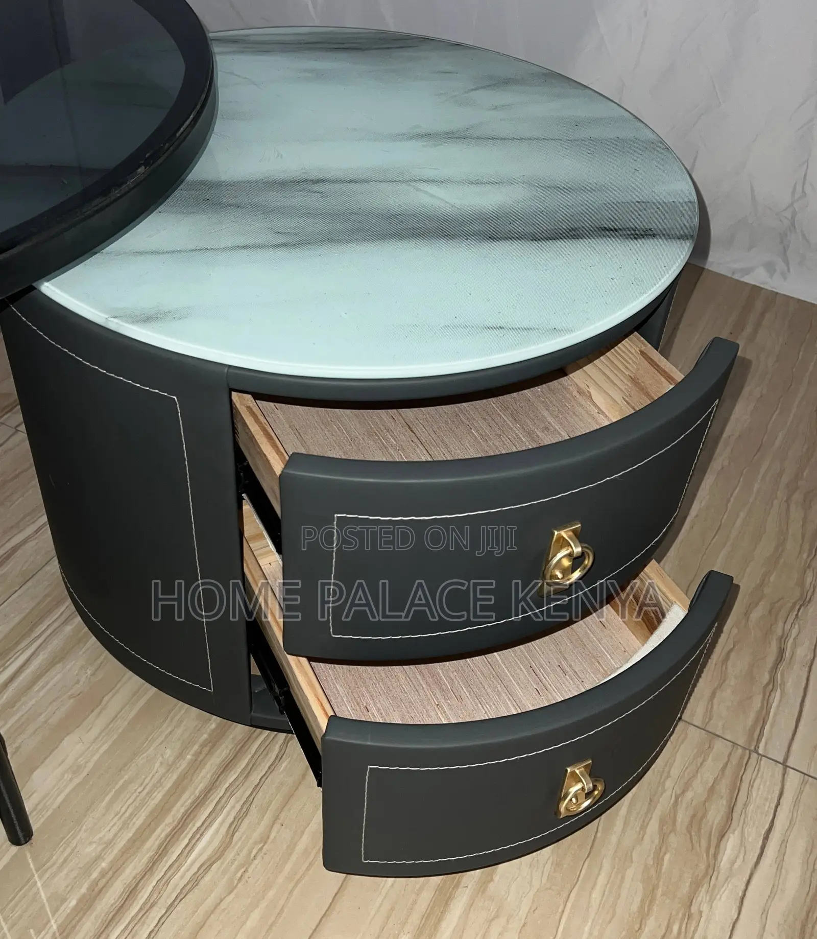 Coffee Table: Modern Look Tea Table With Natural Marble