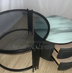 Coffee Table: Modern Look Tea Table With Natural Marble
