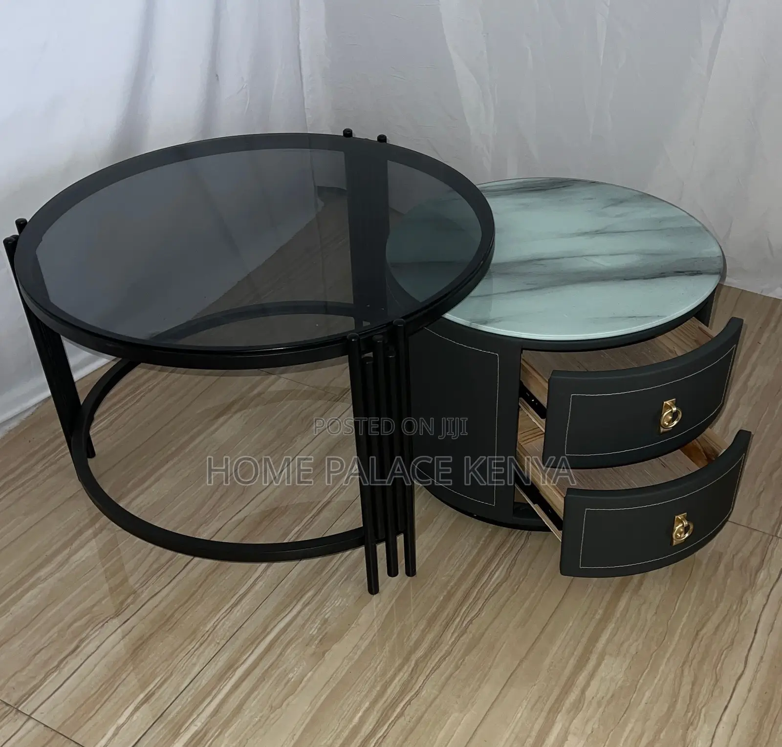 Coffee Table: Modern Look Tea Table With Natural Marble