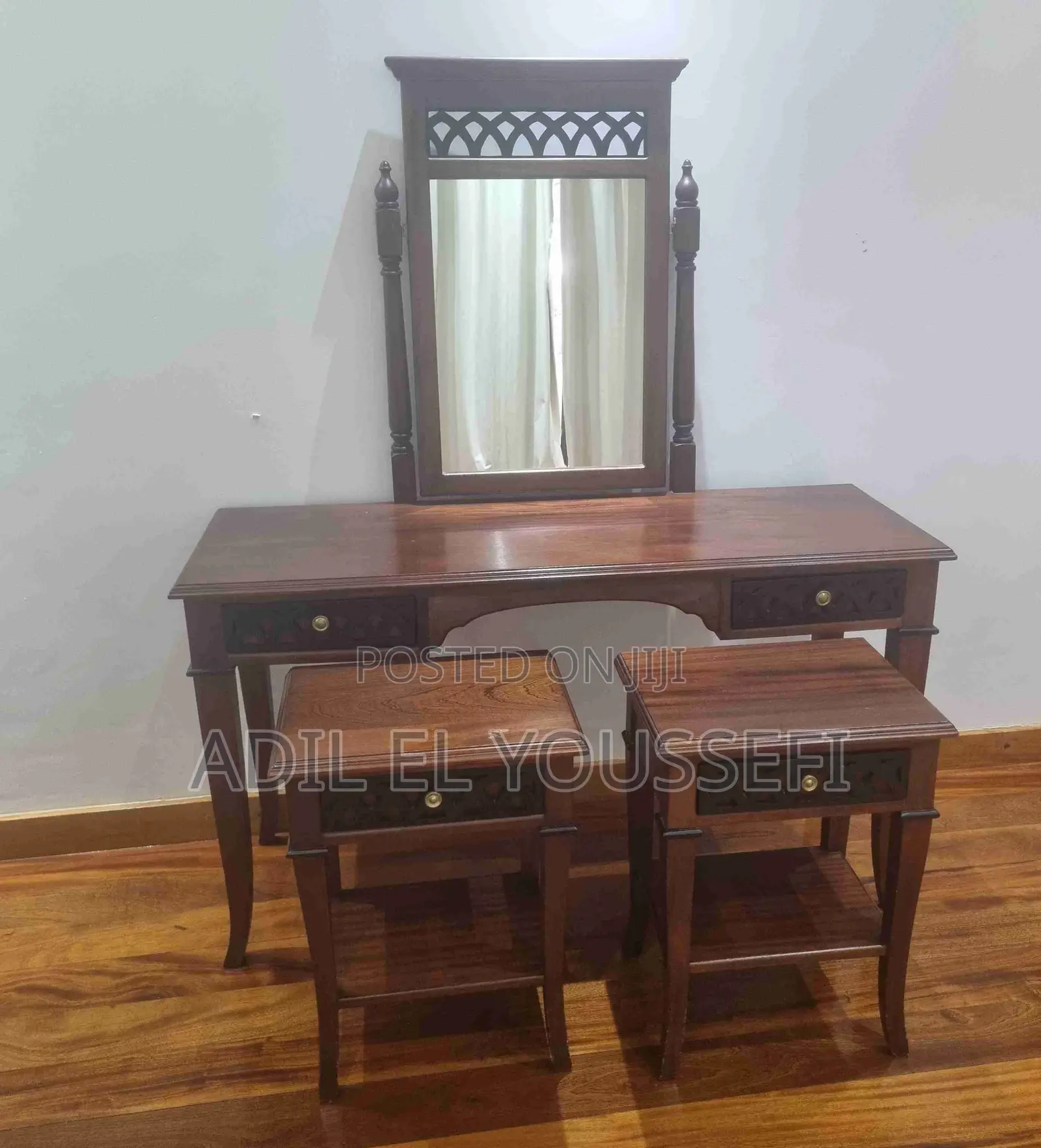Deep Discounted Odds Ends Manila Set Dressing Table Bed Side Tables