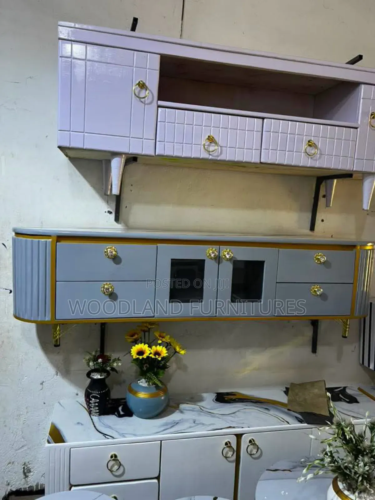 Light Blue Tv Stand