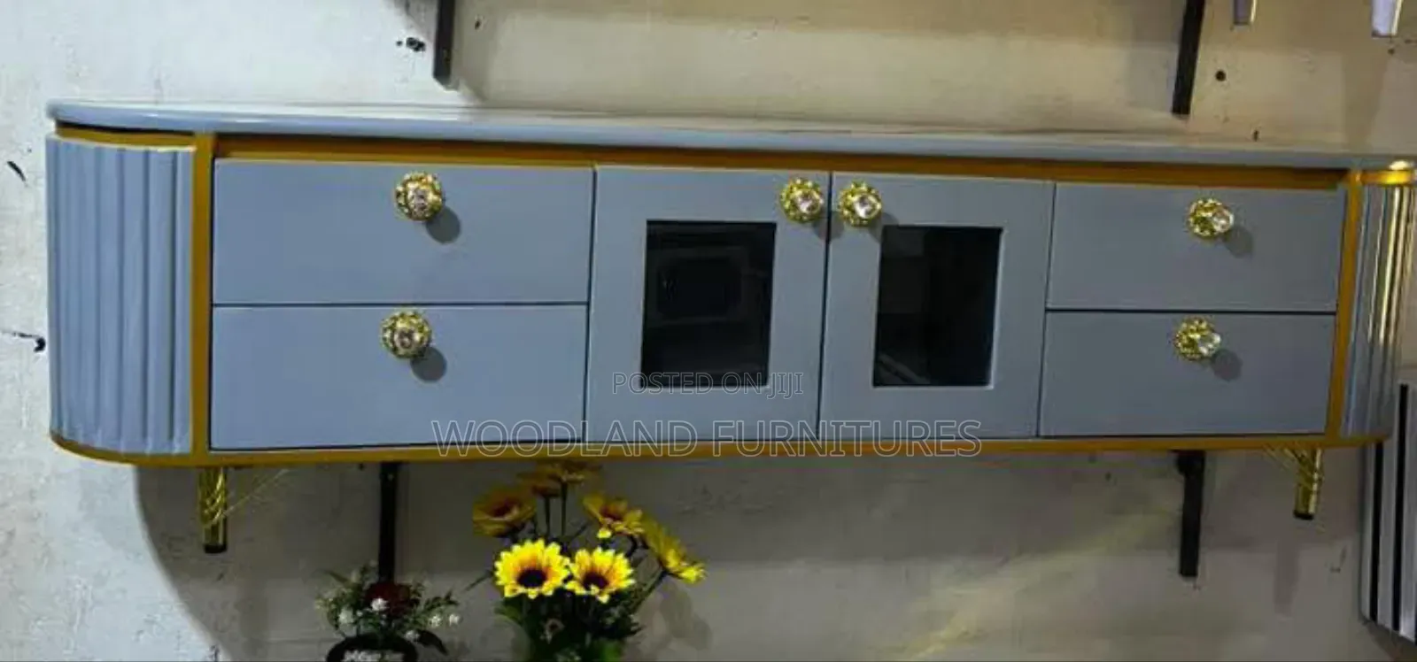 Light Blue Tv Stand