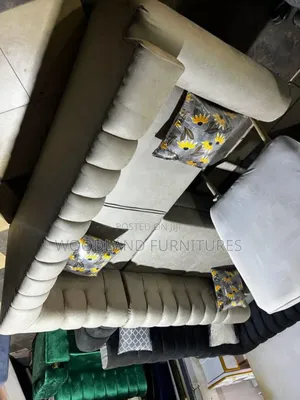 Grey L- Shaped 6 Seater Sofa