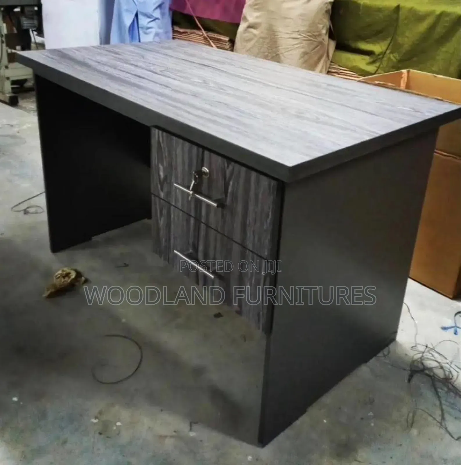 Grey Office Desk