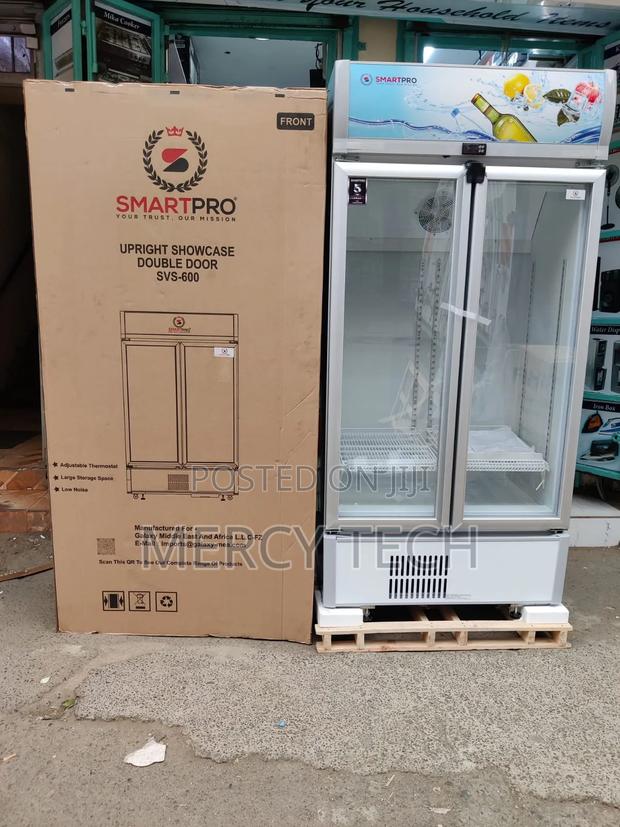 Smartpro Side By Side Upright Showcase Double Door Fridge - thumbnail 2