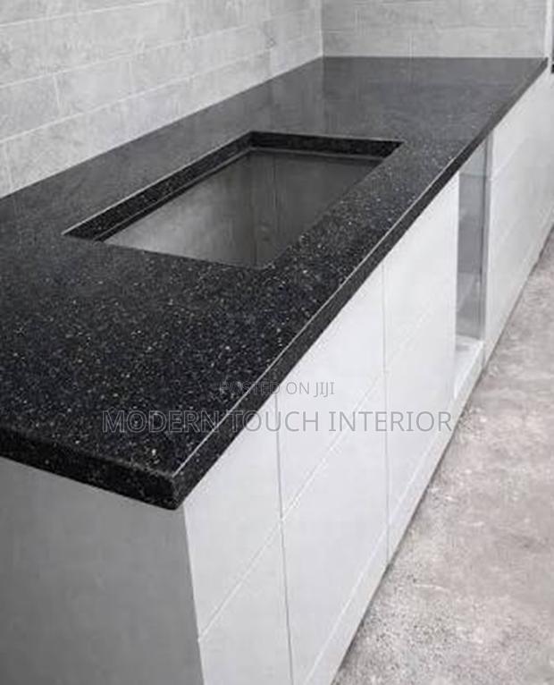 Kenya Black Granite for Kitchen Coiuntertops Floors
