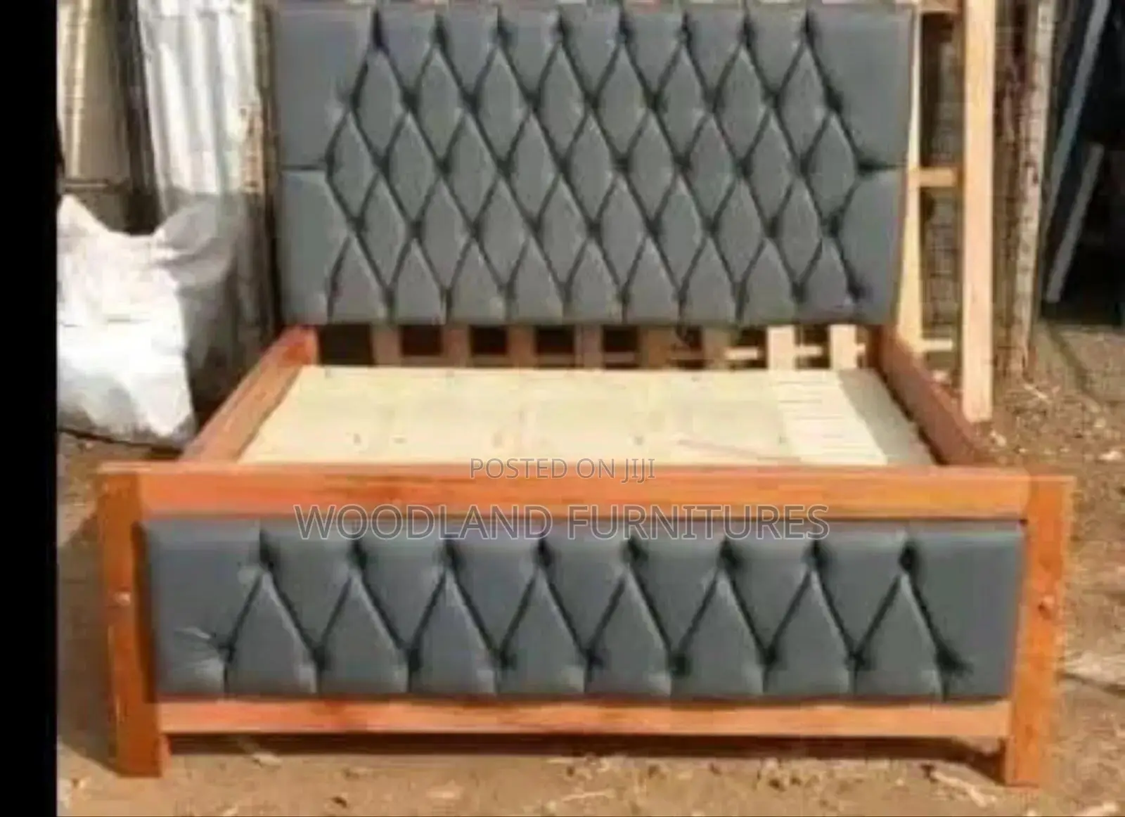 5*6 Chester Bed Grey
