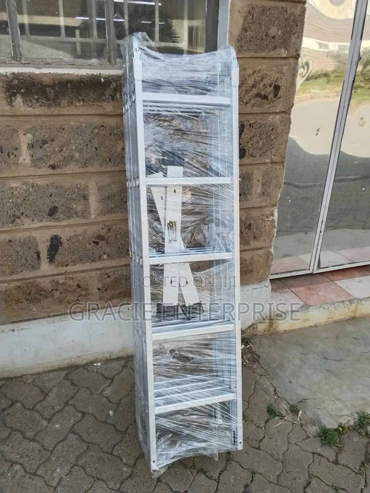 4 by 5 Aluminum Folding Ladder