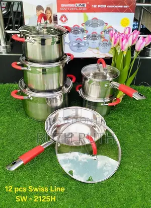 Signature 12pcs Induction Base Stainless Steel Cookware Set