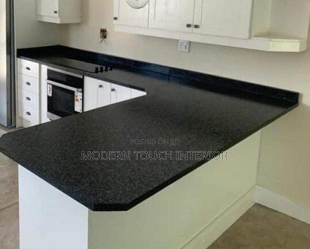Kenya Black Granite for Coiuntertops, Walls Stairs