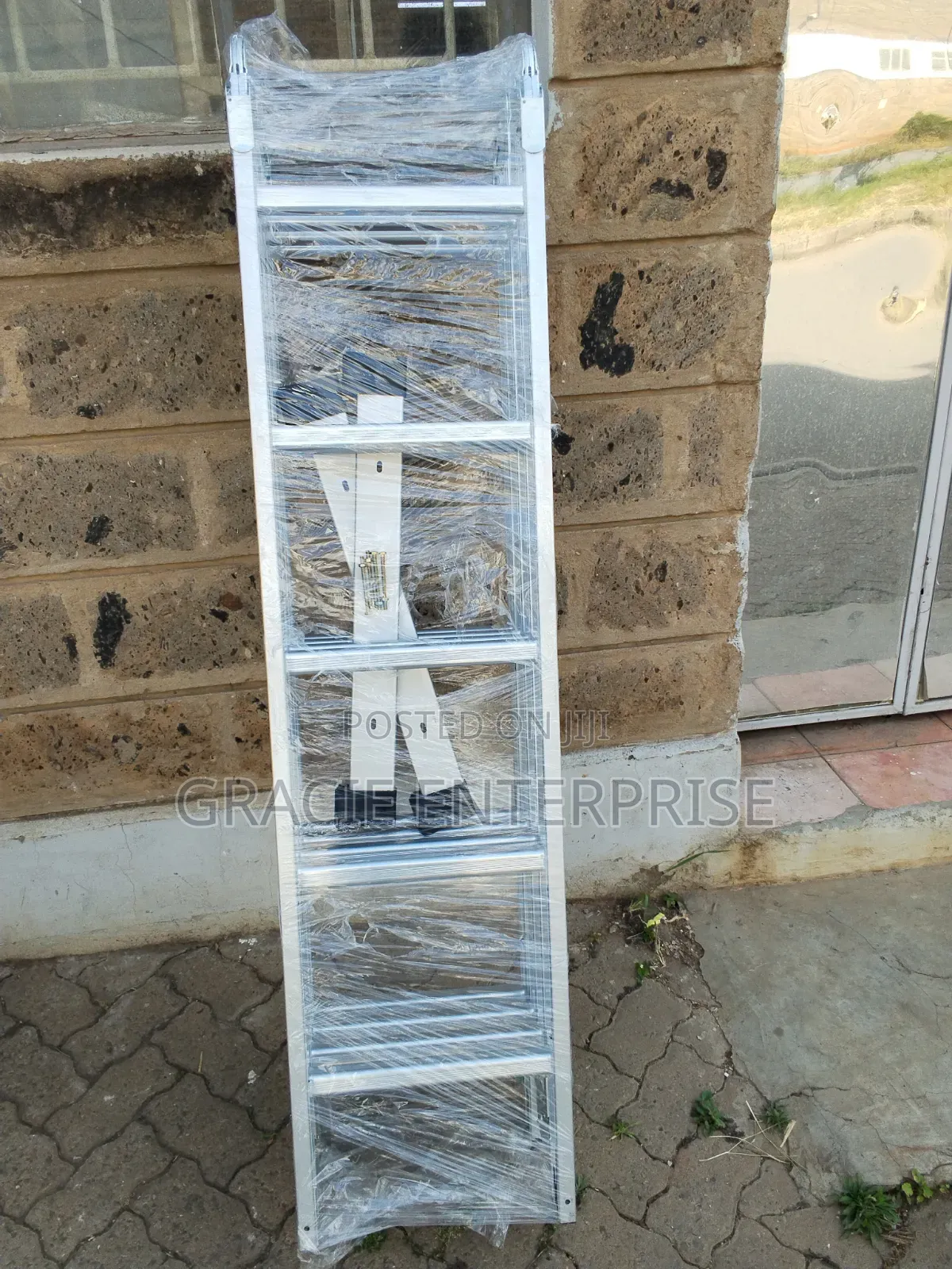 4 by 5 Aluminum Foldable Ladder