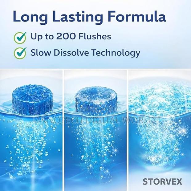 10pcs Bubble Blue Tablets Toilet Cleaner - thumbnail 5