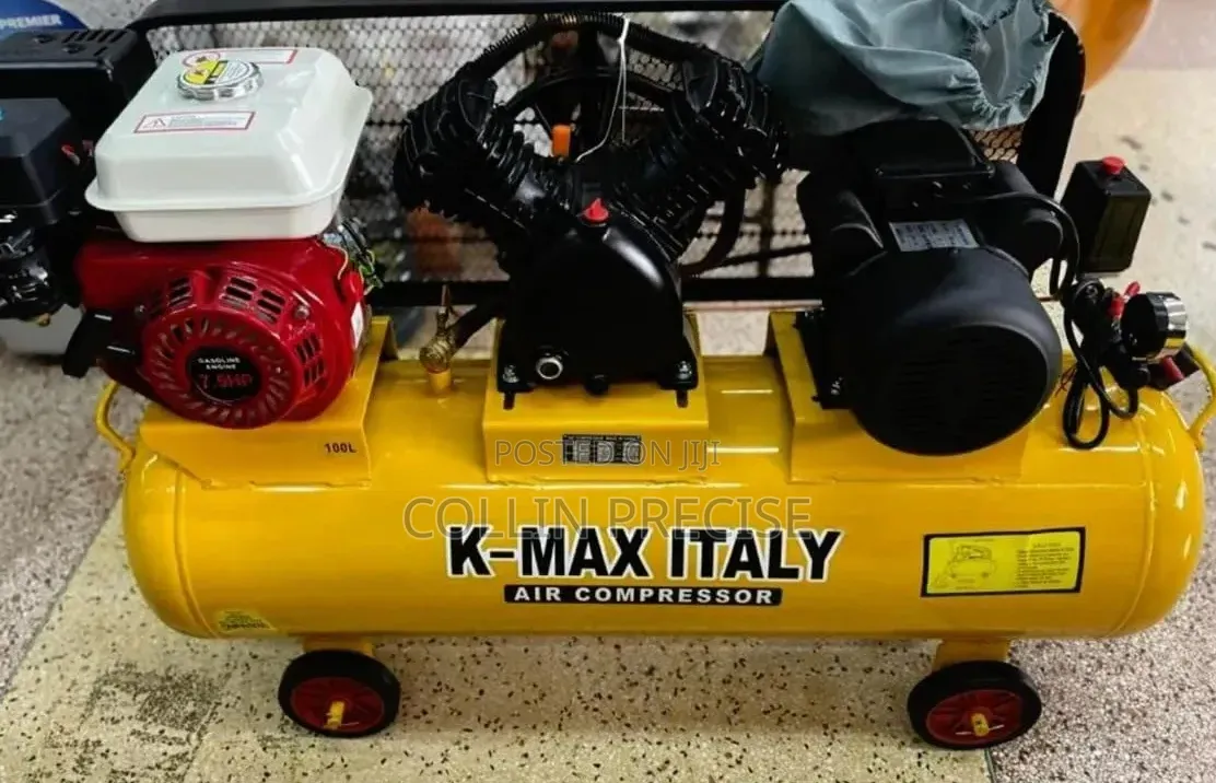 100l 2 in 1 Air Compressor 7.5hp Engine and 3hp Motor