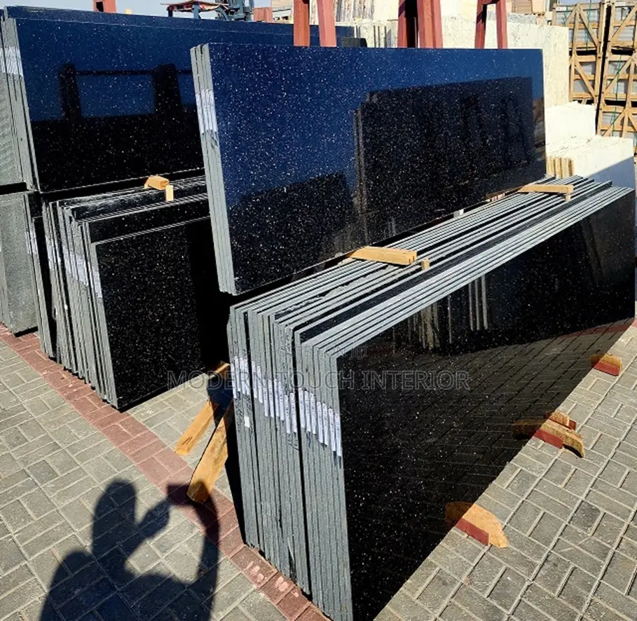 Black 8 by 2ft Kenyan Granite