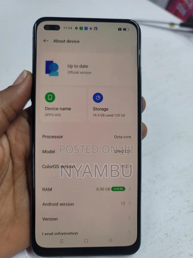 Oppo A93 128 GB Blue - thumbnail 2