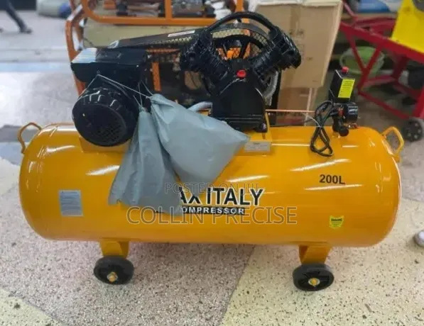 200l Electric Air Compressor Double Piston 3hp Motor