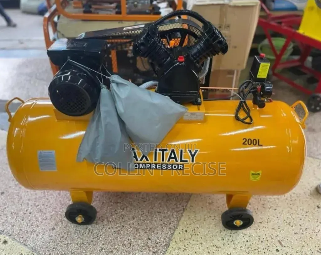 200l Electric Air Compressor Double Piston 3hp Motor