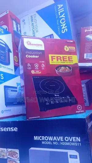 Ramtons Single Induction Cooker With Free Sufuria