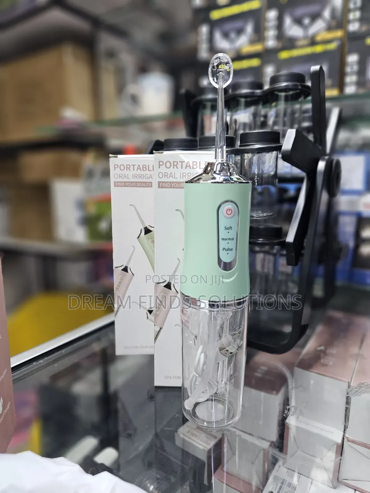 Travel-Ready Cordless Water Flosser – Waterproof Compact