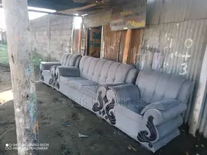 Silver Grey 7 Seater Sofaset