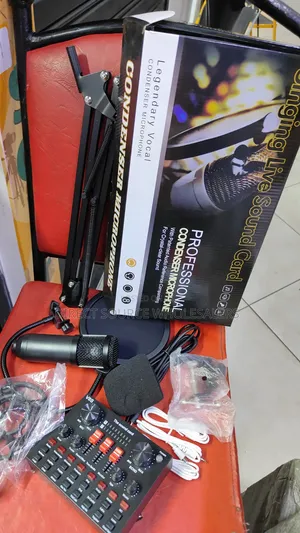 Bm 800 Studio Recording Microphone With V8s Audio Interface-Full Kit