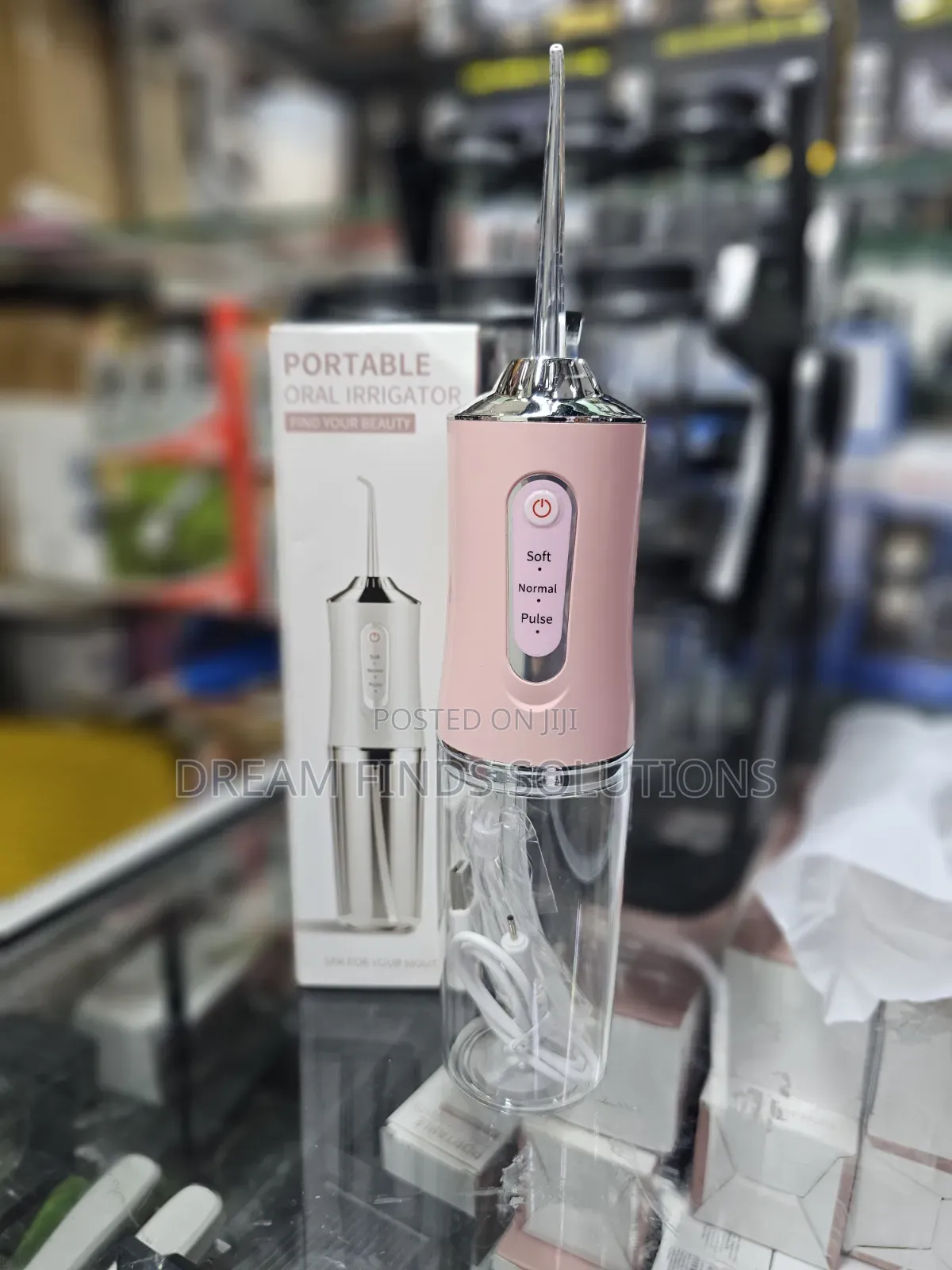 Portable Oral Irrigator – 3 Modes, 4 Jet Tips