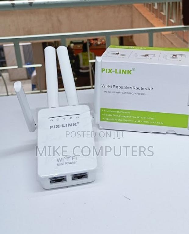 Pix-Link Wireless Network Extender With Ethernet Port