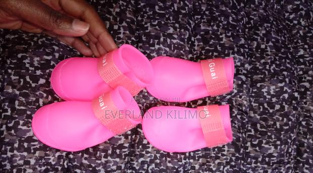 Puppy Dogs Anti-Slip Waterproof Rubber Rain Shoes Boots Paws Cover