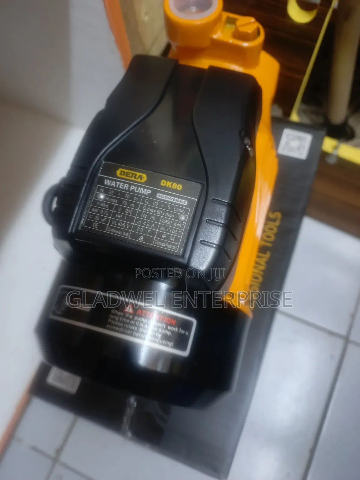 Dera 1hp Booster Pump/Surface Pump