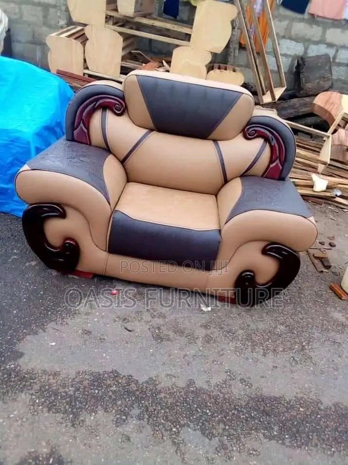 Brown 1 Seater Sofa