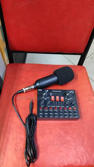 V8sk Usb/Bluetooth Sound Card for Youtube, Tiktok Facebook Live
