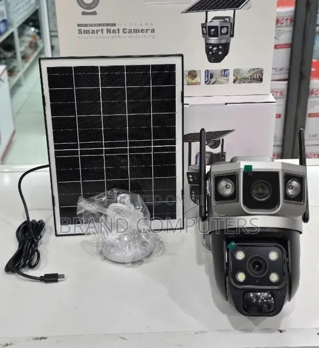 Solar Camera 4g Dual Lens With Sim Slot 4mp PTZ