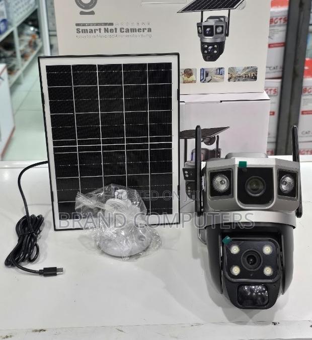 Solar Camera 4g Dual Lens With Sim Slot 4mp PTZ