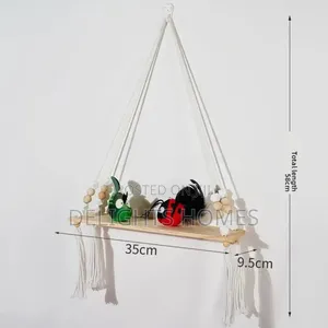 Macrame Wall Hanging Shelf by-Elk