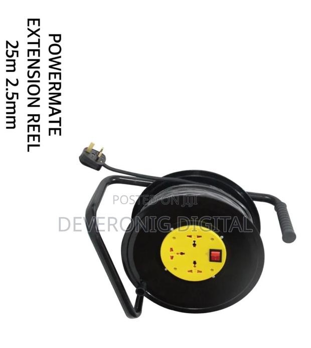 Industrial Cable Reel 25m 2.5mm