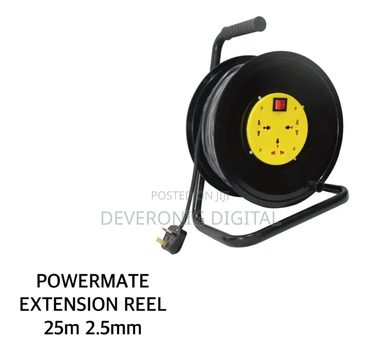 Industrial Cable Reel 25m 2.5mm