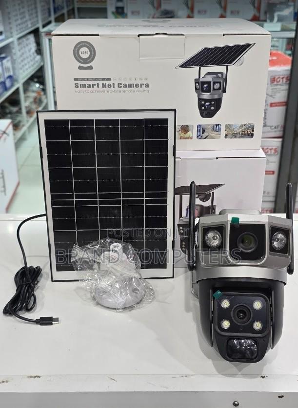 4g Simcard Dual Lens Solar CCTV Outdoor Wireless Camera With 2 Lens