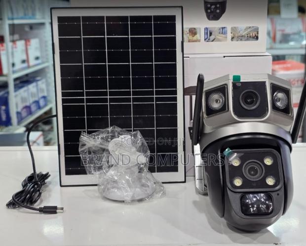 V380 Pro Solar Outdoor Camera Wireless Dual Lens 4g CCTV Camera