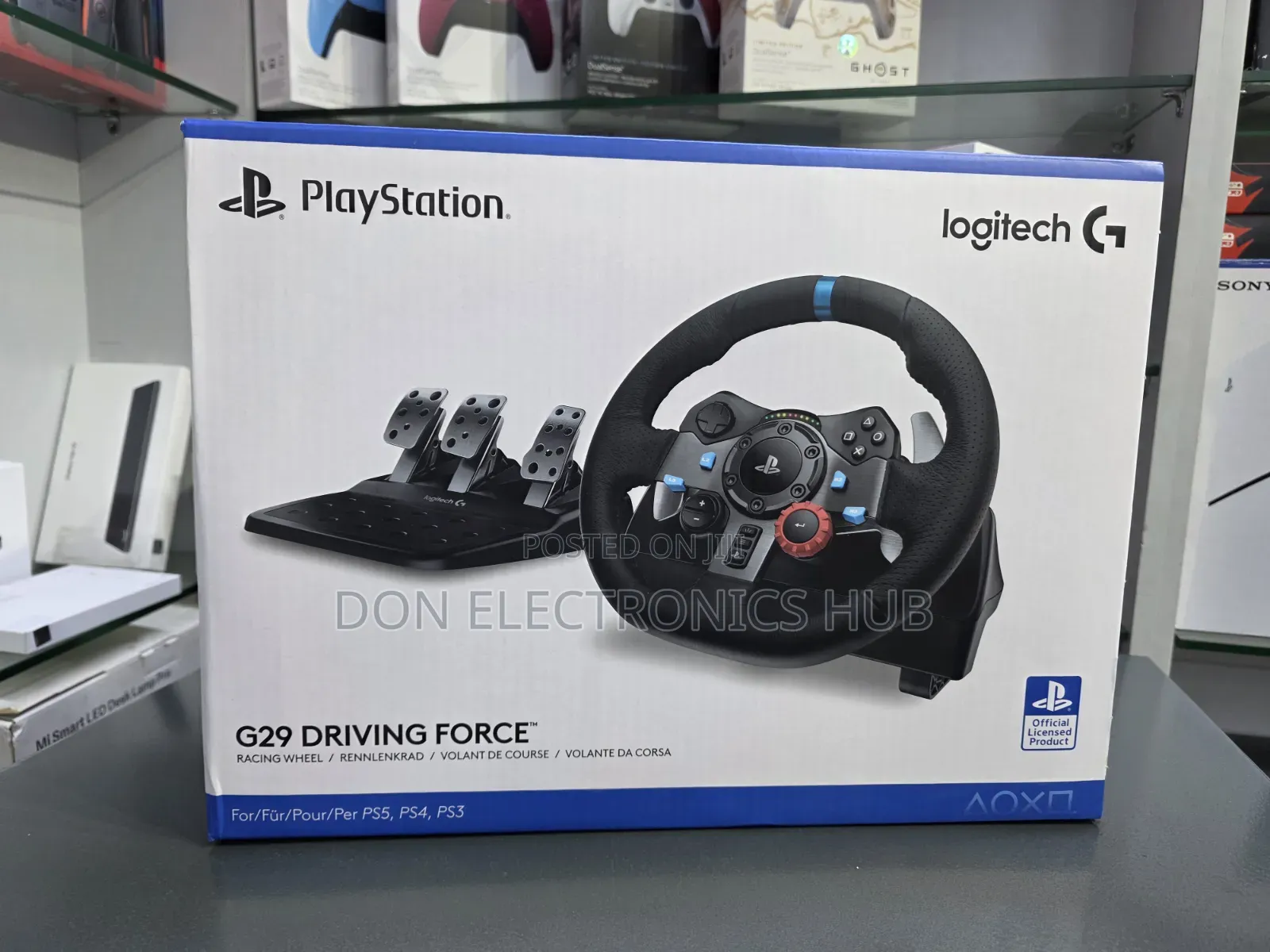 Logitech G29 Driving Force Racing Wheel for Ps5