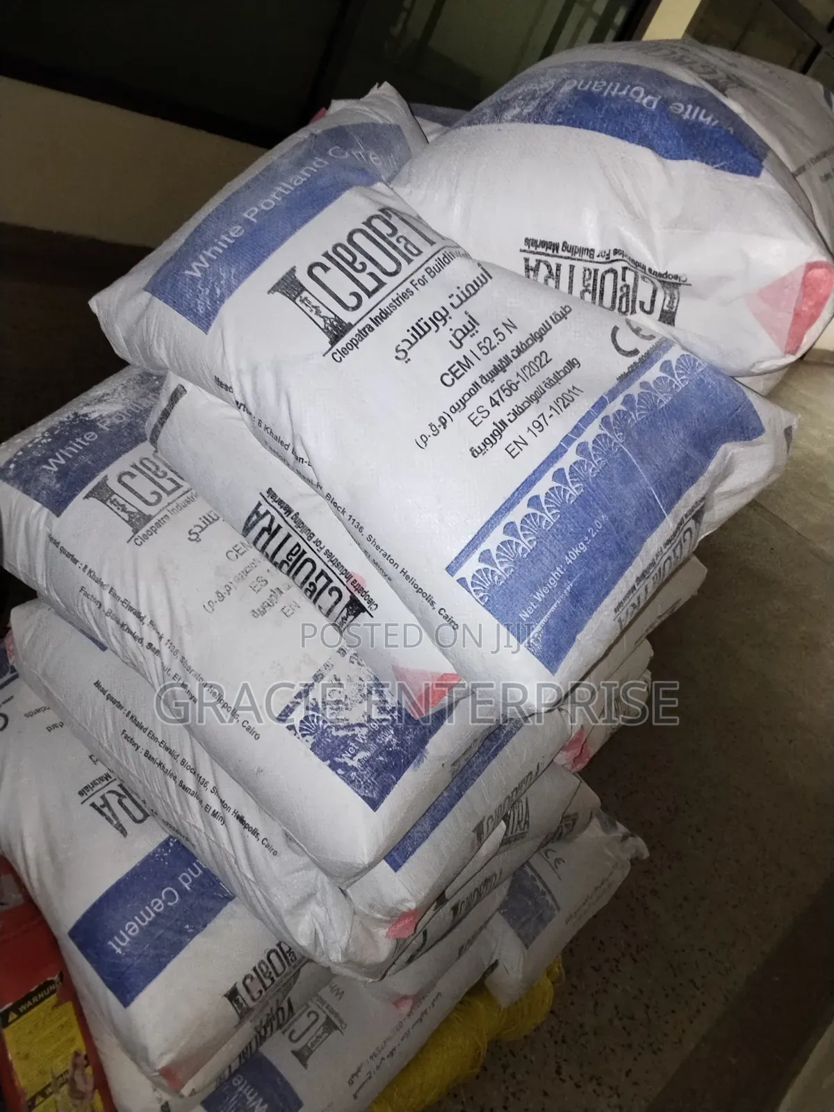 White Cement/ Cleopatra Portland Cement