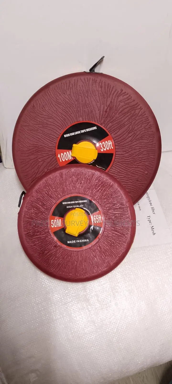 Heavy-Duty Open Reel Tape Measure – 50m / 100m