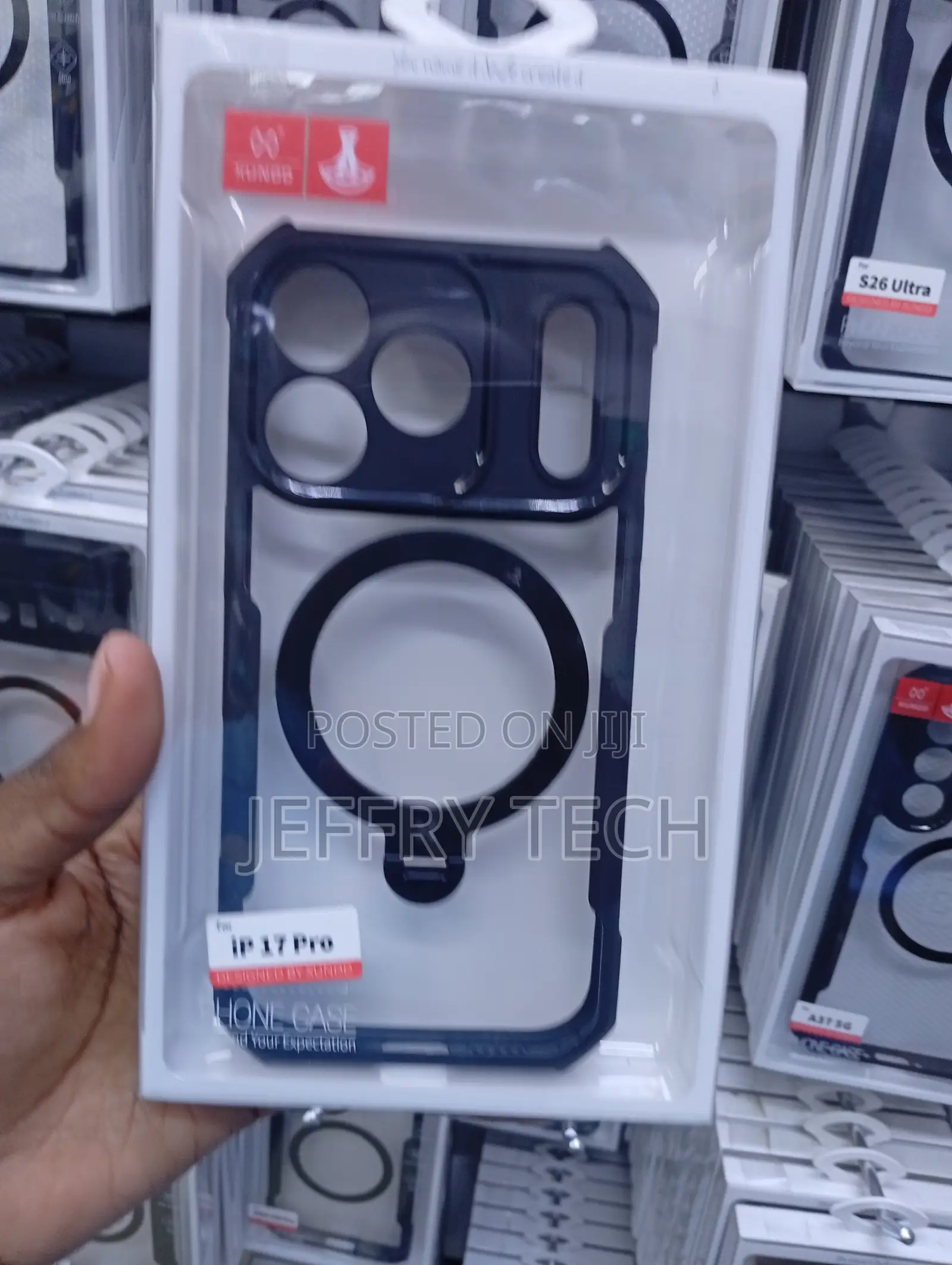iPhone 17 Pro.Airbag Magnetic Shockproof Case